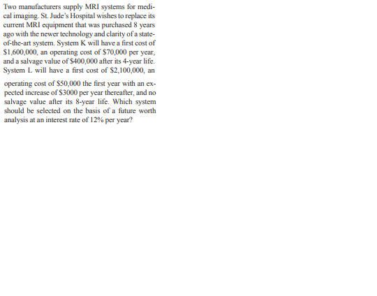 giant BP wants to perform a present worth analysis on alternative pipeline