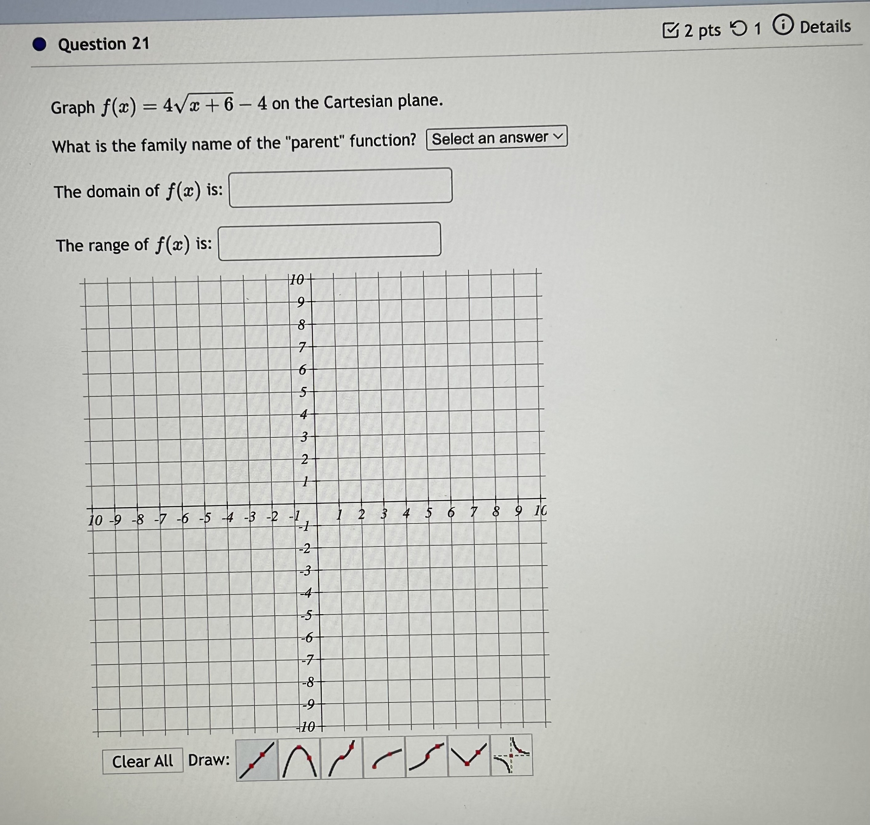a factor of 5, reflected across the x-axis, then translated right 8