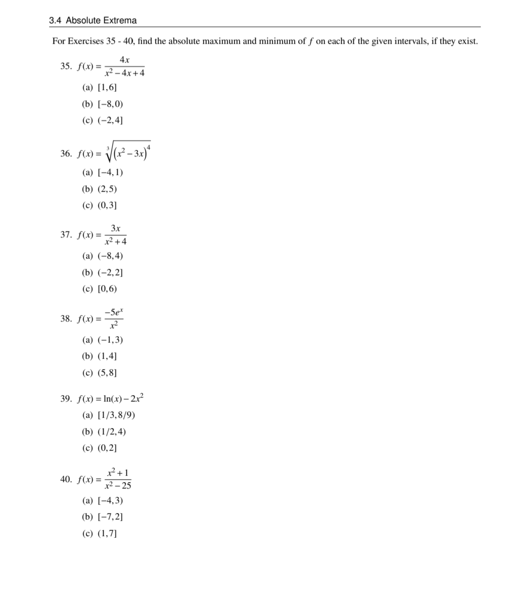 exist. 17. f(x)=x" +15% +27x~1 (@) (-11,0) (b) [-14,2) (c) (-4,3] 18.