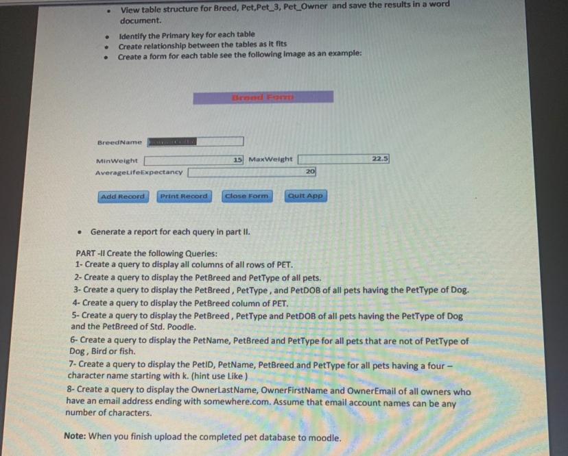 help with the solution put in Microsoft ACCESS FOLLOW DOCUMENTS 1-5 View