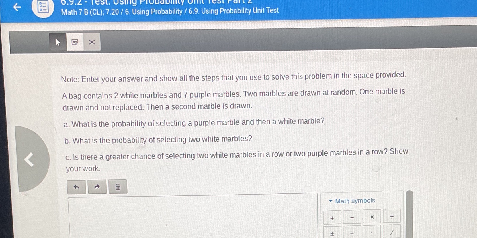  . I * - ' ,7 '20 f 6 Using Probability