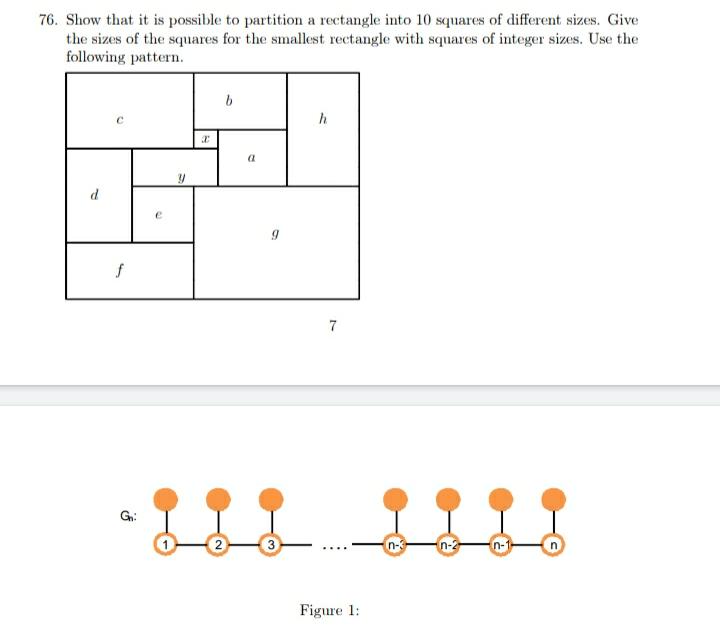topic: Geometry of the plane ... tiling a rectangle with incongruent squares