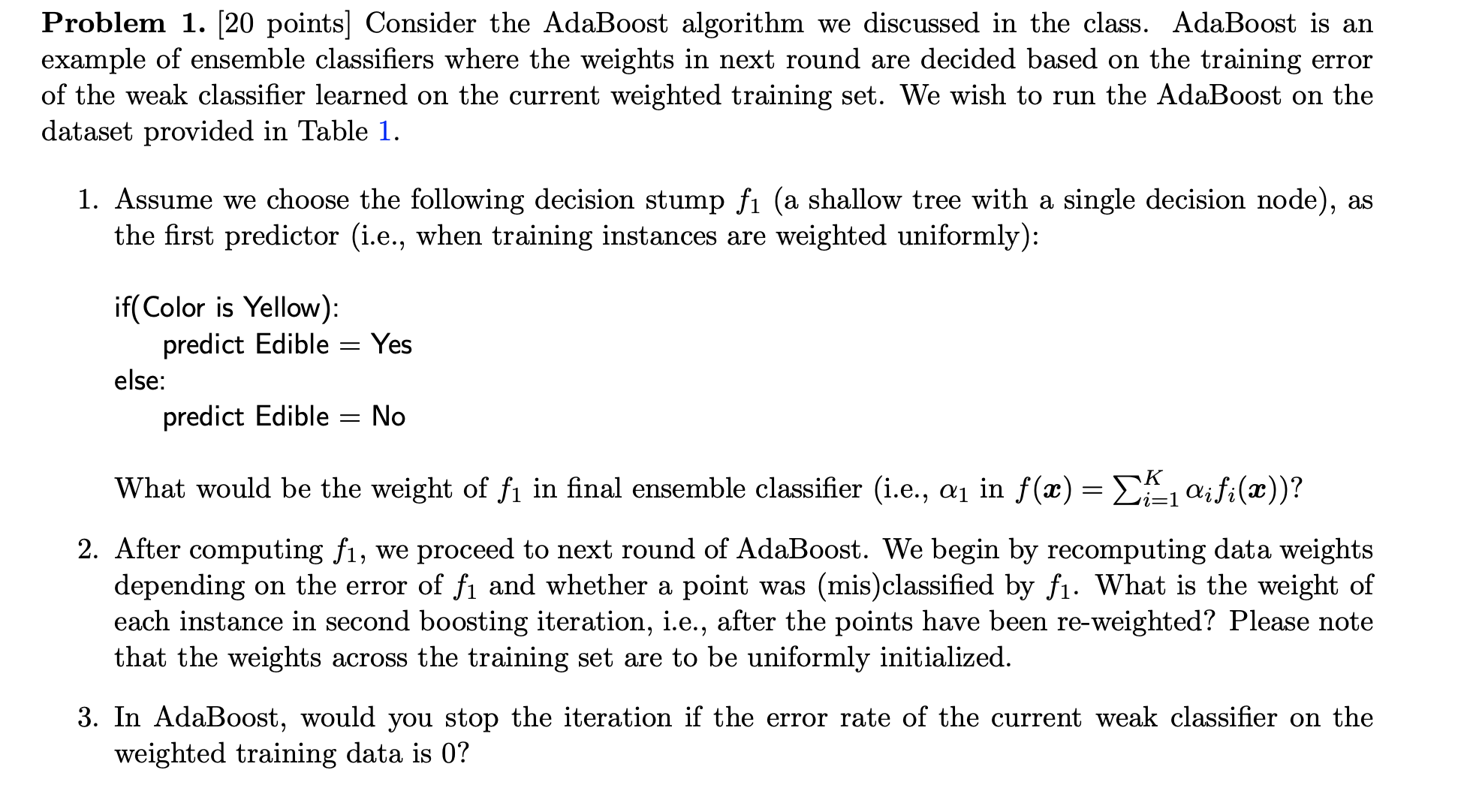When approaching these problems how would we go after 1,2,3 Problem 1.
