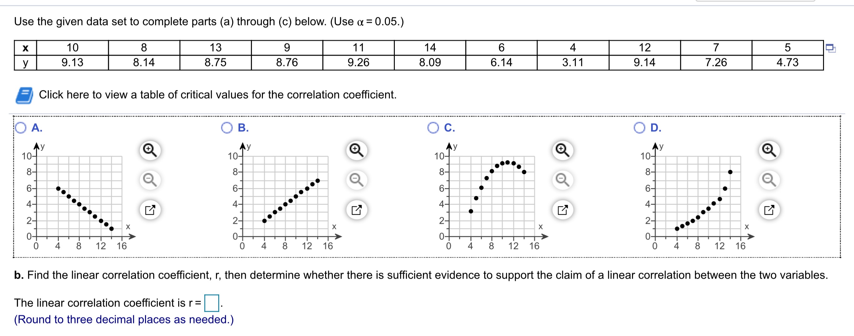 whether there is sufficient evidence to support the claim of a linear