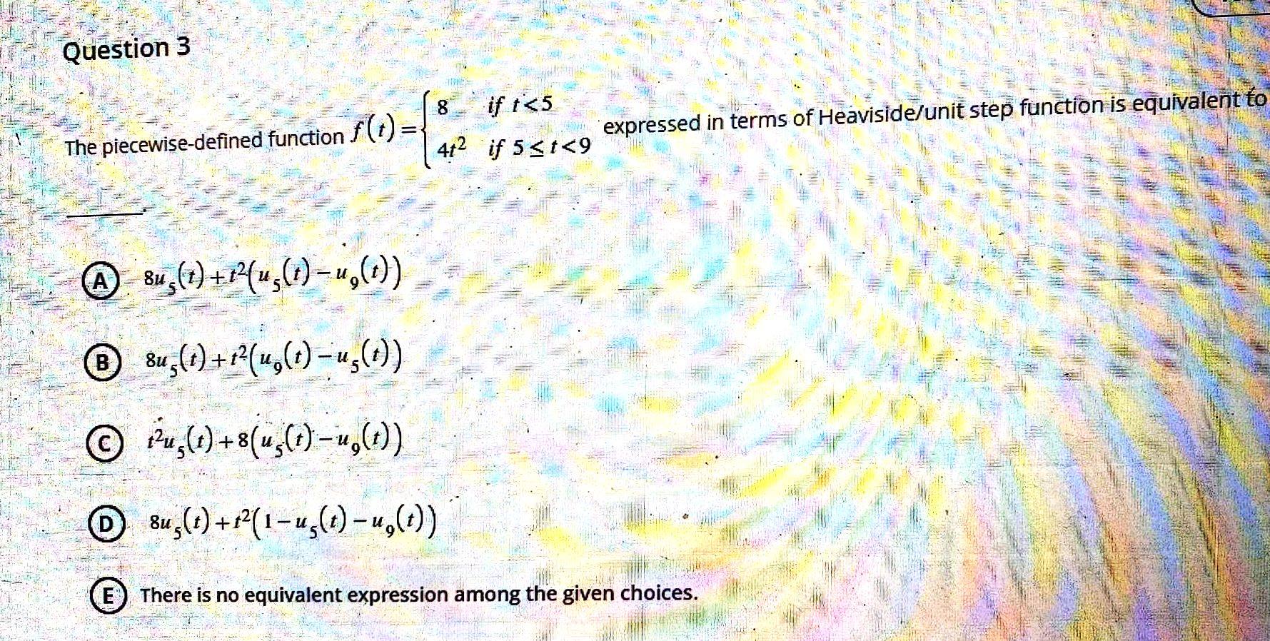 4 Given the piecewise-defined function f () - " -1 if t