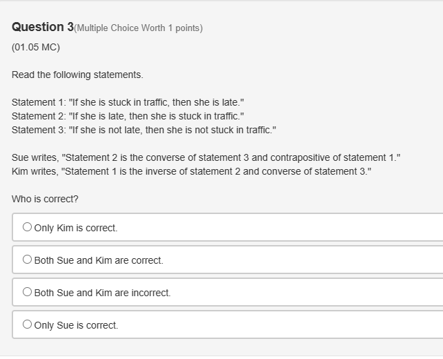 of a polygon is 180, then the polygon is a triangle." O