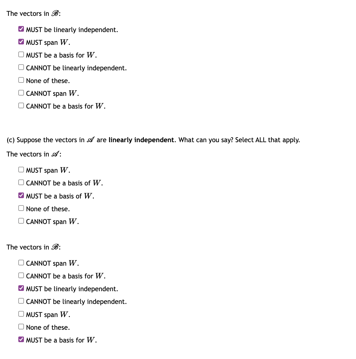 Let W be a subspace of R\". Let .cz?' = {V1, ...,