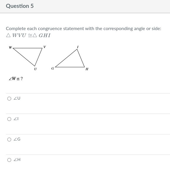 B A C) A D) A OA OC OD O BQuestion 4