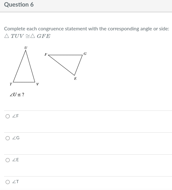 1 pts Choose the image that has the correct markings for the