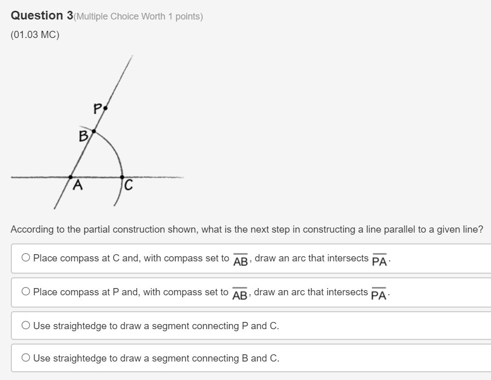 compass to the radius of the circle. ' 0 Use a straightedge