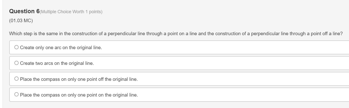 points) (01.03 LC) Which of the following steps is included in the
