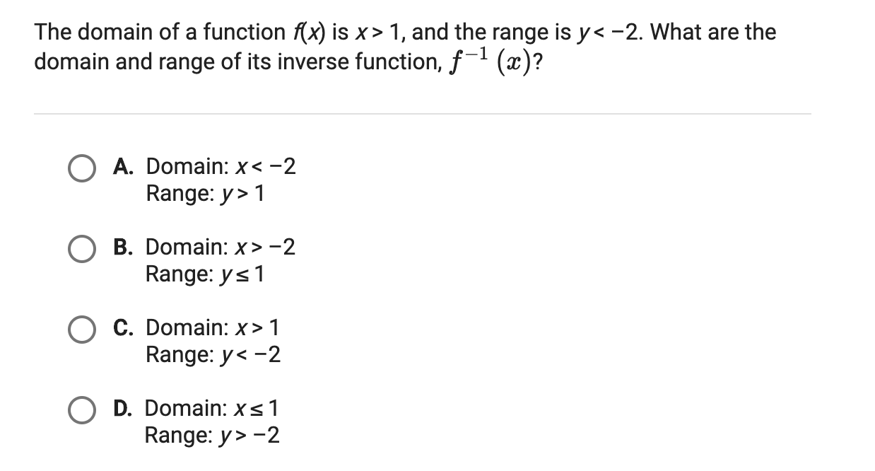 O A. h(ac) = x - 4 O B. h(ac) = Vx+4