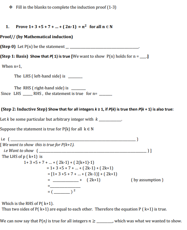c. Prove the statement using the best suited method. Proof by {continue