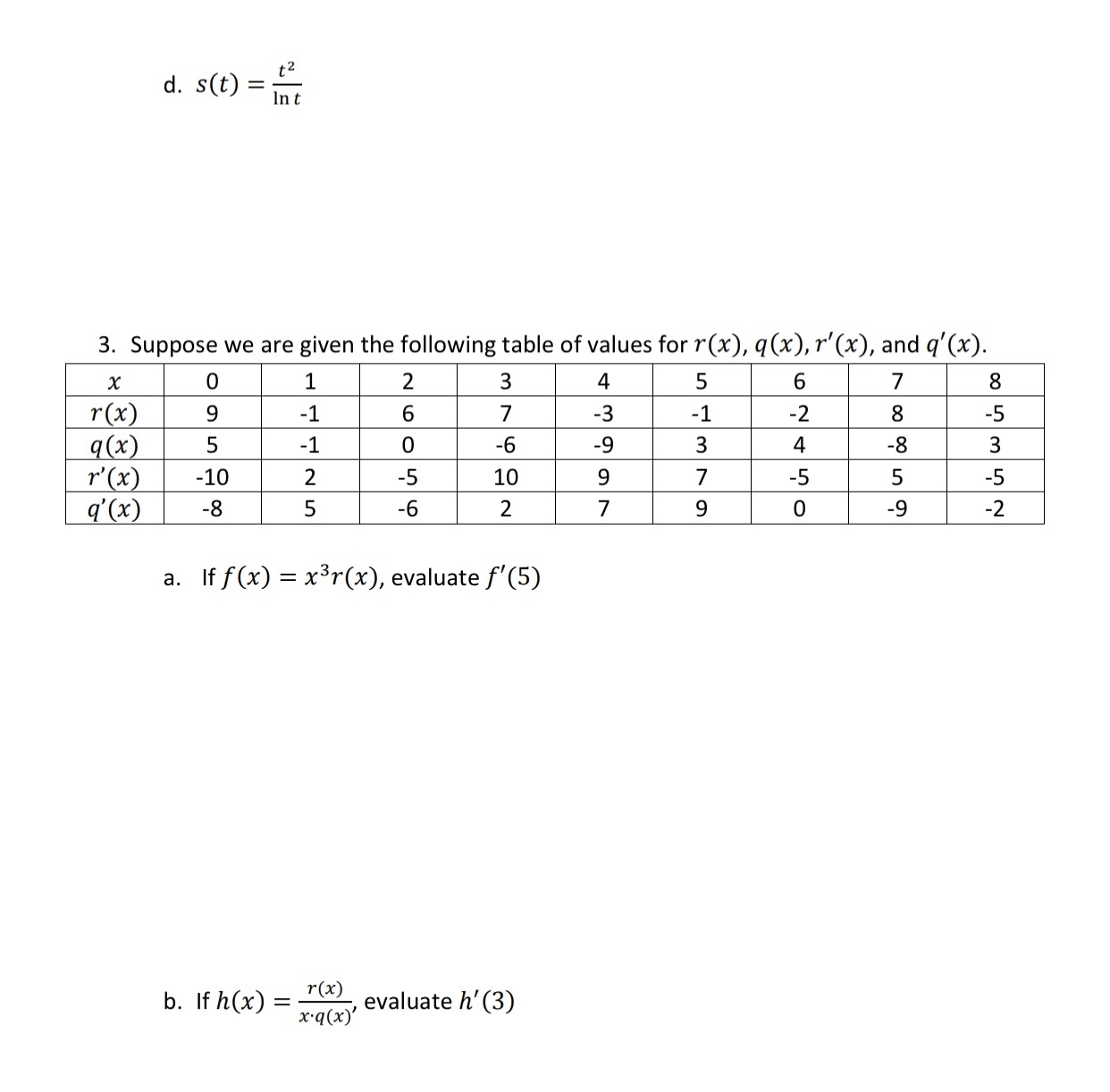 population (in colonies) of bacteria in a culture t hours after an