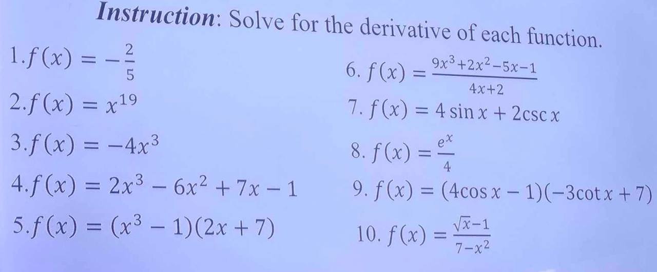 Read the directions & do the activity Own answer Show complete solution