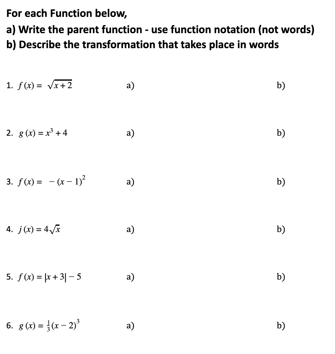 constant Domain in Interval Notation Range in Interval Notation Even, Odd, or