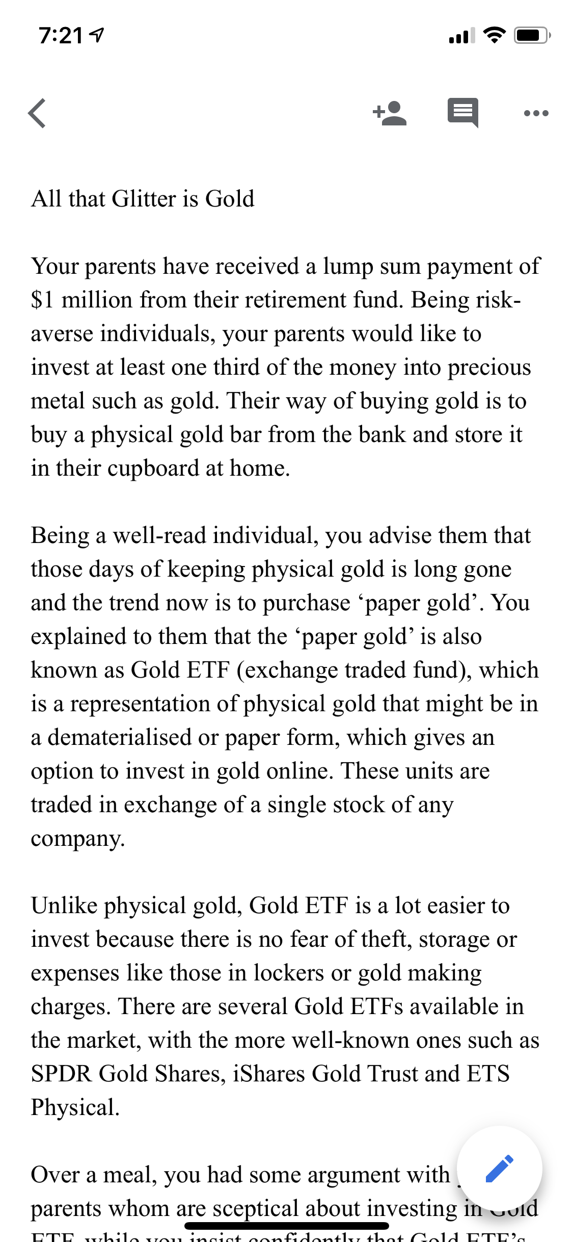 from the calculation , how should I answer question 2) a) b)