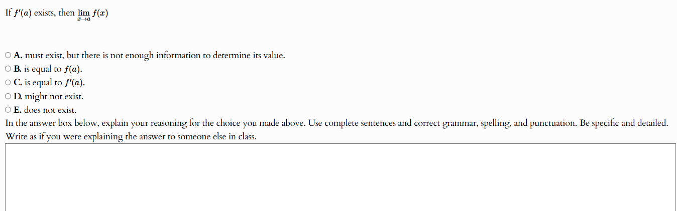 Mark all true irems with a check. There may be more than