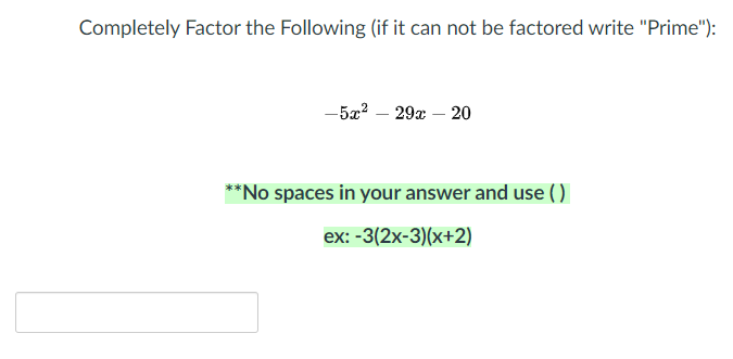 Hello! Please help ASAP! I do NOT need the work shown this