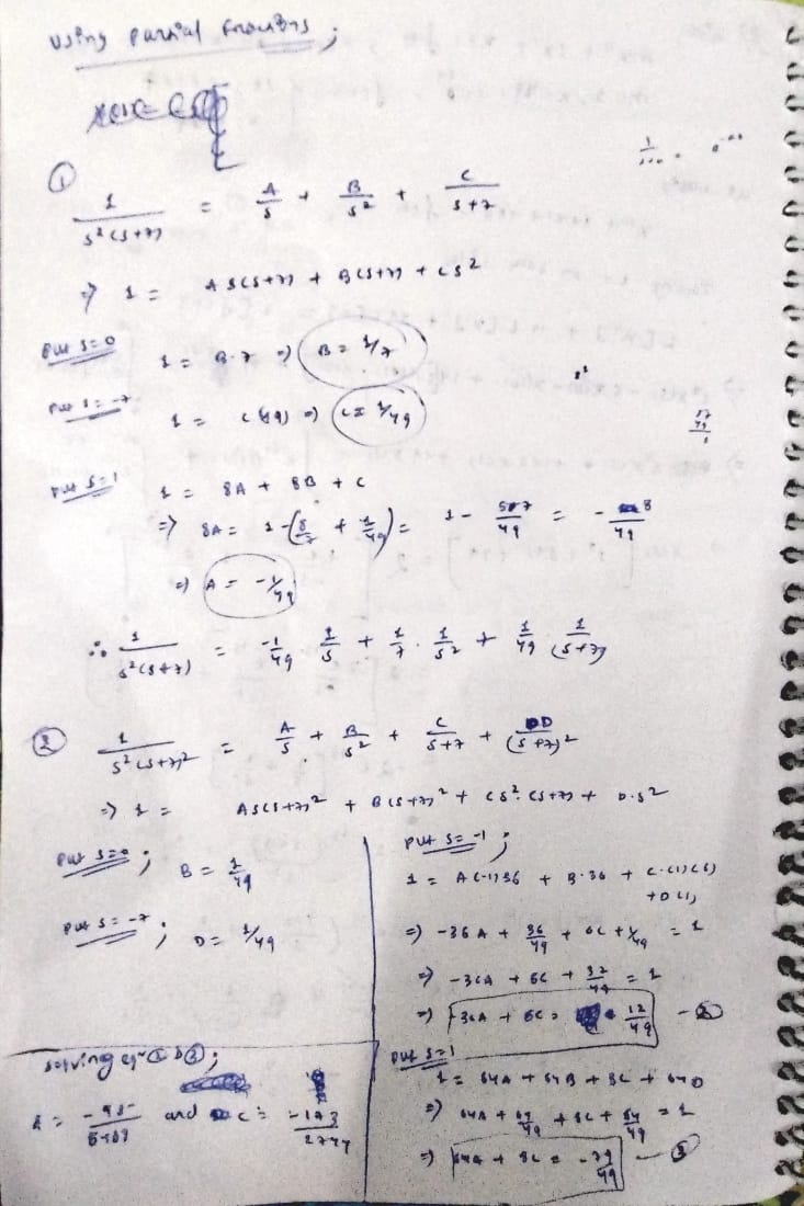 c, and force f(t) are given for a mass-spring-dashpot system with external