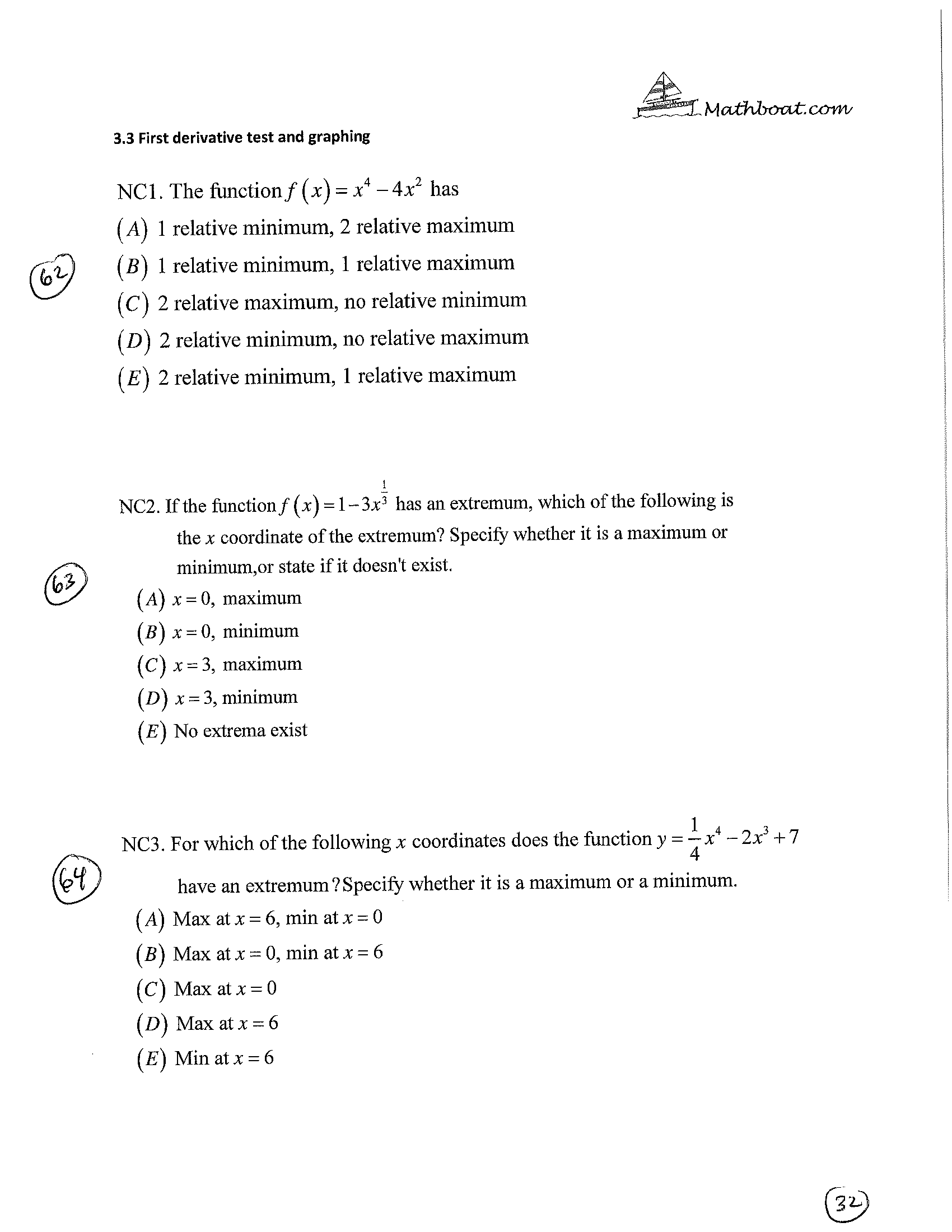 number guaranteed by the Mean Value Theorem for the function f (x)
