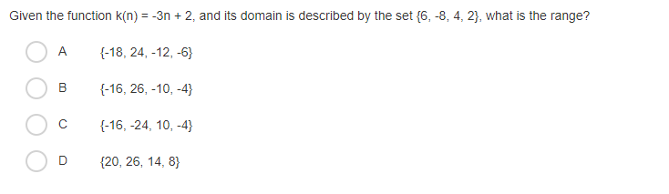 2 }Which of the following relations is a function? X y 1