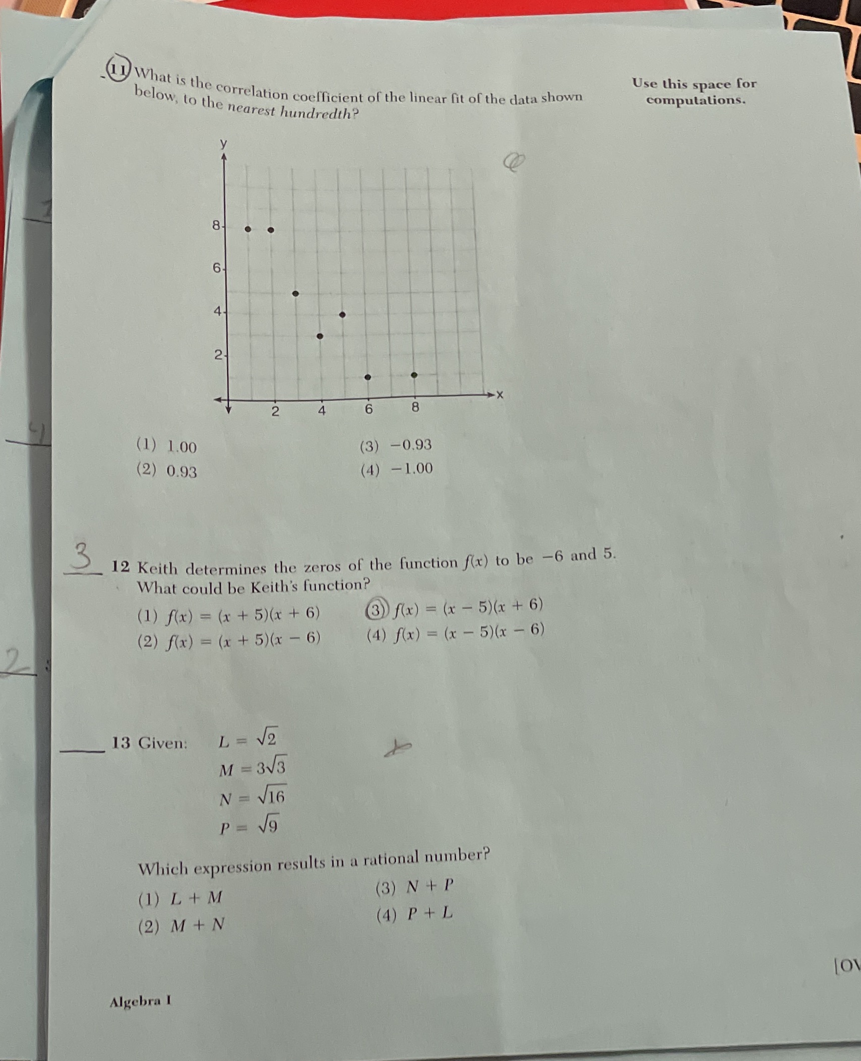 how do i find a correlation coefficient? Is the second one correct?