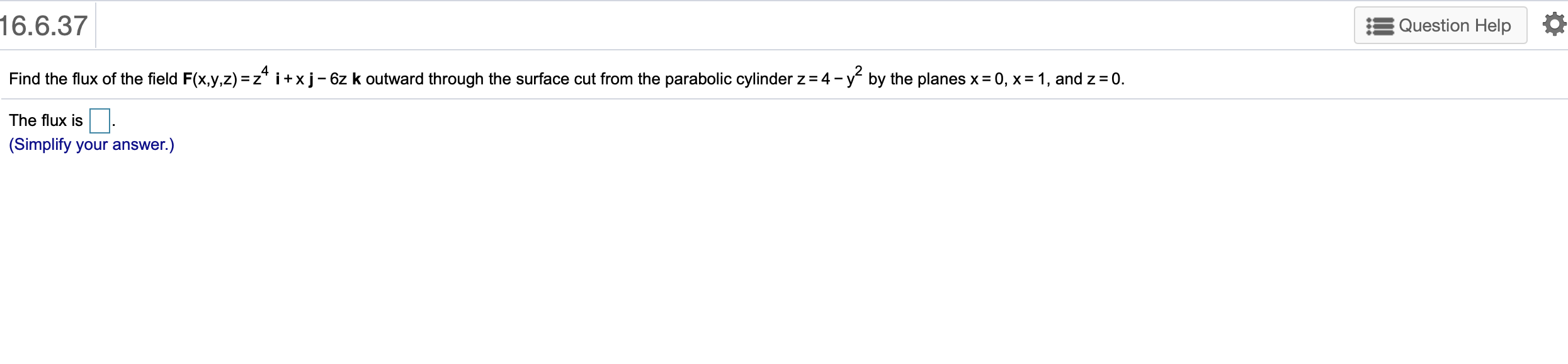 + 2 k across the rectangular surface 2 = 0, 0 5
