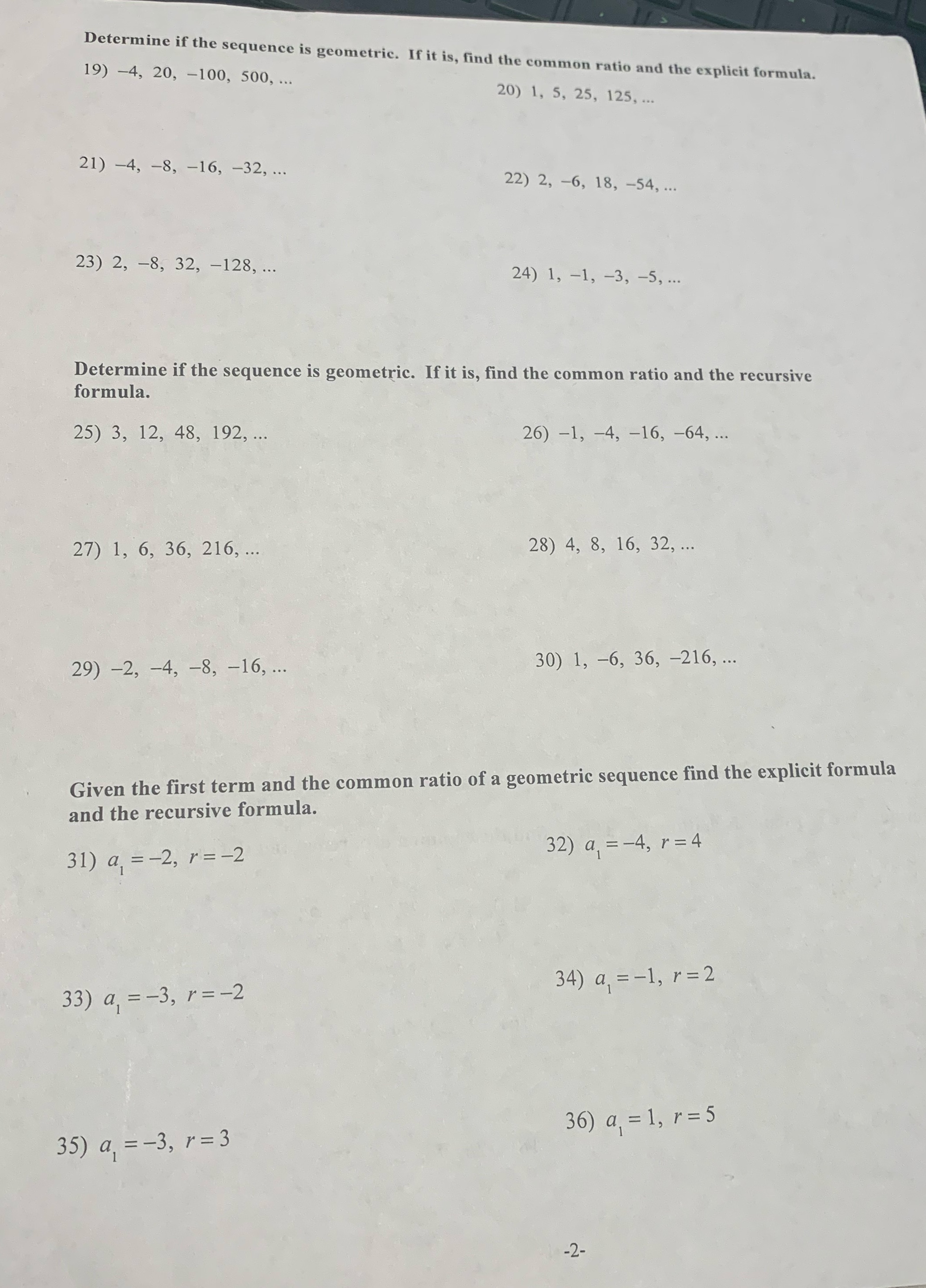 I need help with this, I'm not really understanding Determine if the