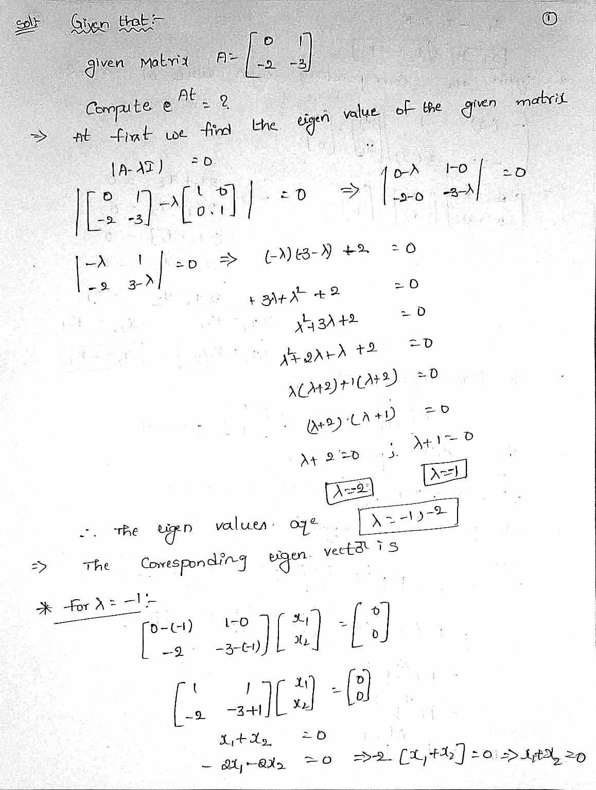 the diagonalizing P matrix6) Consider the system X= AX, where A is