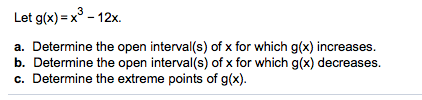 Answer the following questions about the function whose derivative is given below