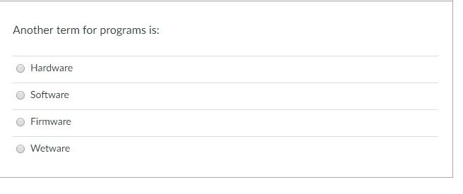 a science Neither an art nor a science Another term for programs