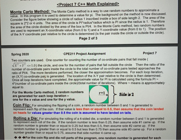 document (1) For a user specified number of iterations, determine an approximation