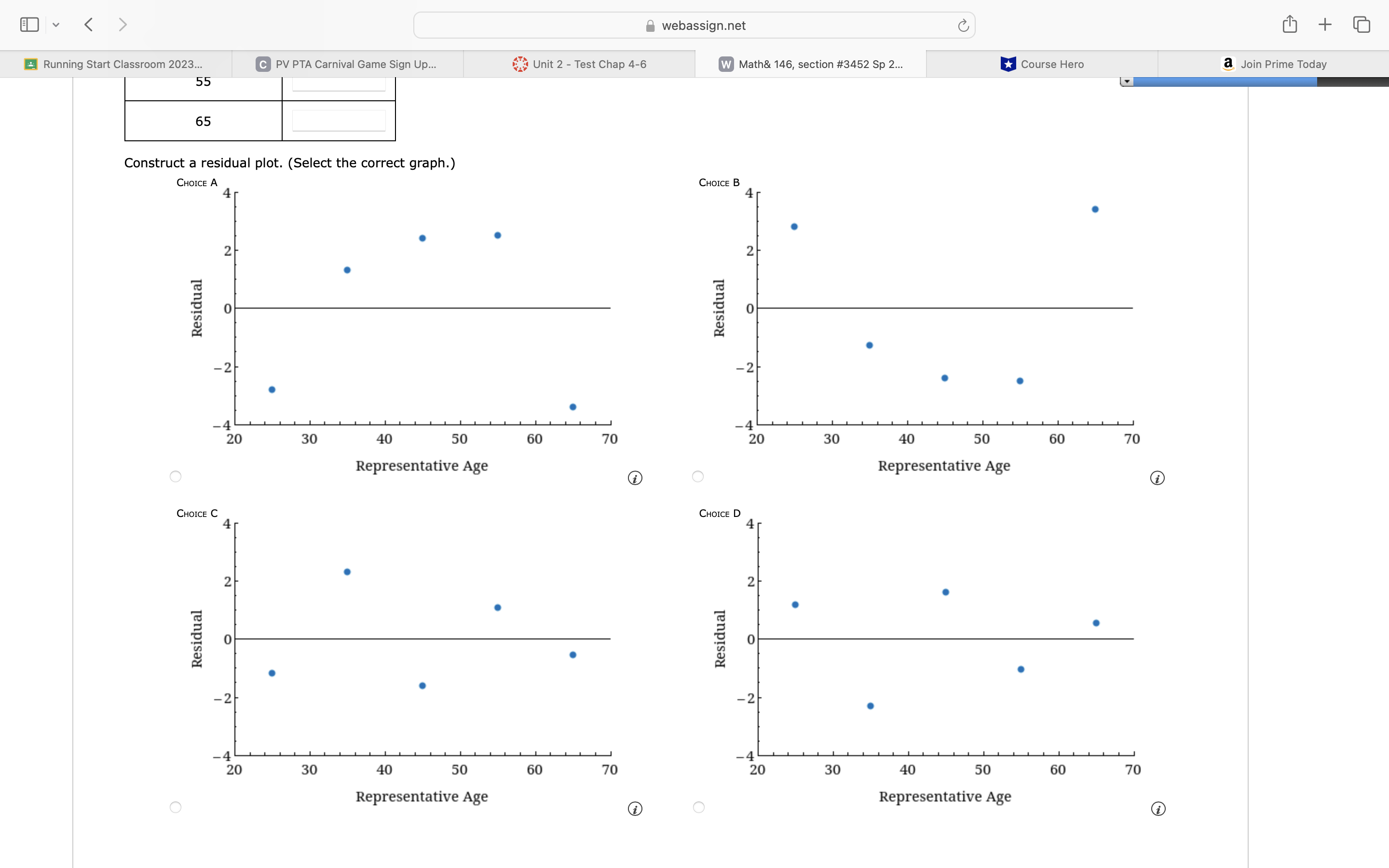 Carnival Game Sign Up... Unit 2 - Test Chap 4-6 W Math&