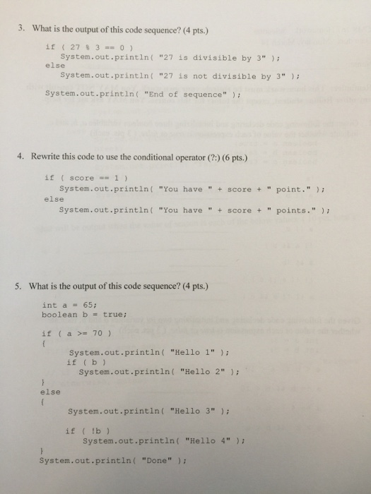initializing three boolean variables a, b, and c, indicate whether the value