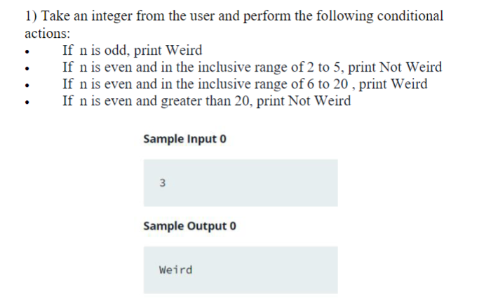  In JAVA take an integer from the user and perform the