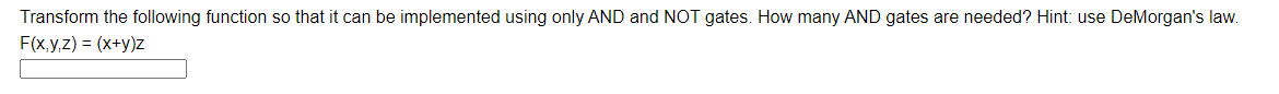 Transform the following function so that it can be implemented using