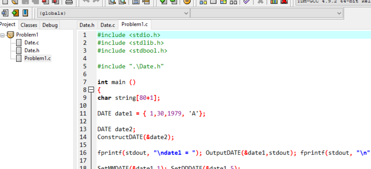 what I am asking: What I did was I created a project