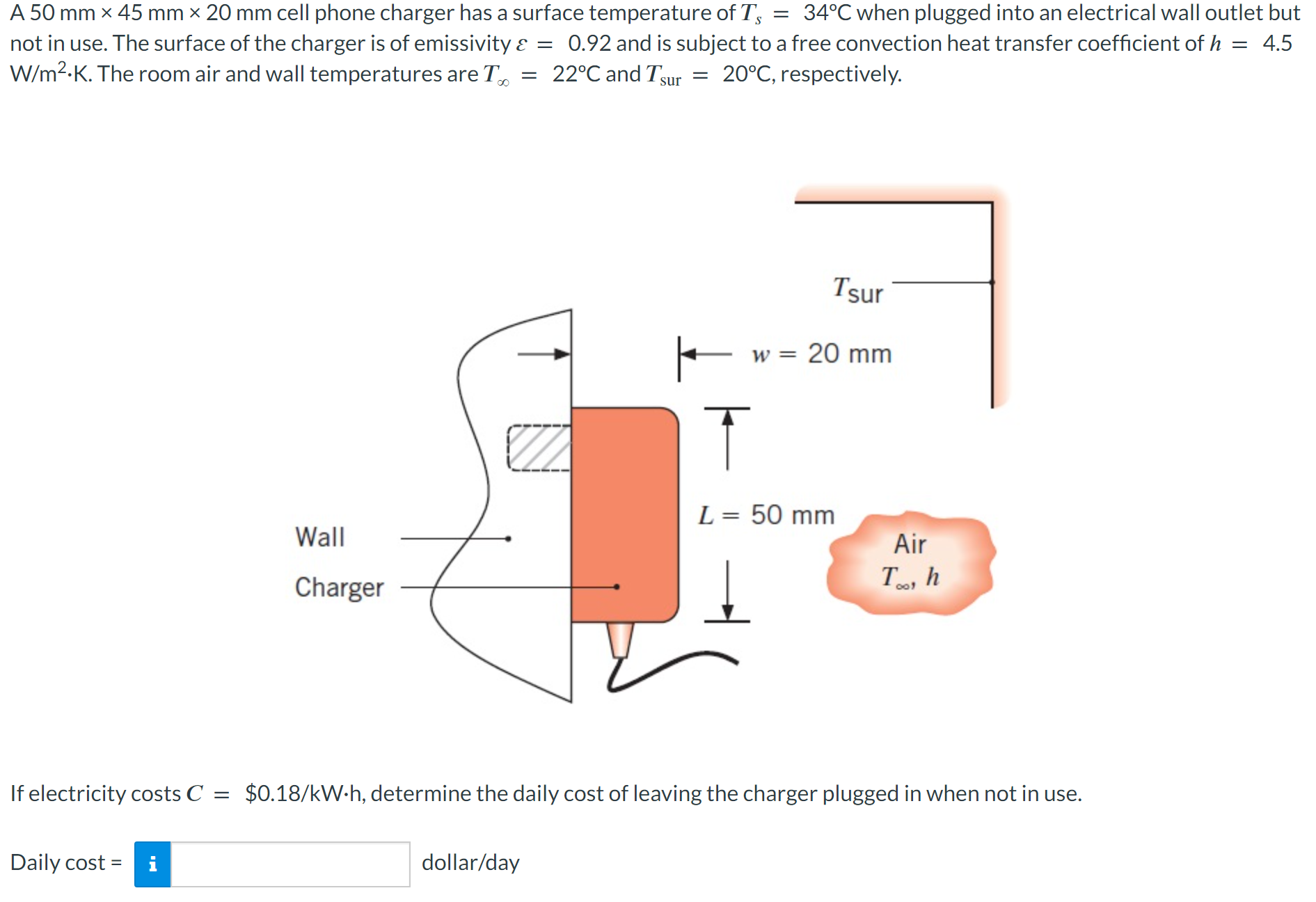  Hello I need help with this problem please?A 50mm45mm20mm cell phone