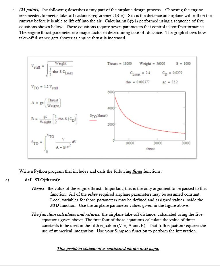 we are using python 5. (25 points) The following describes a tiny