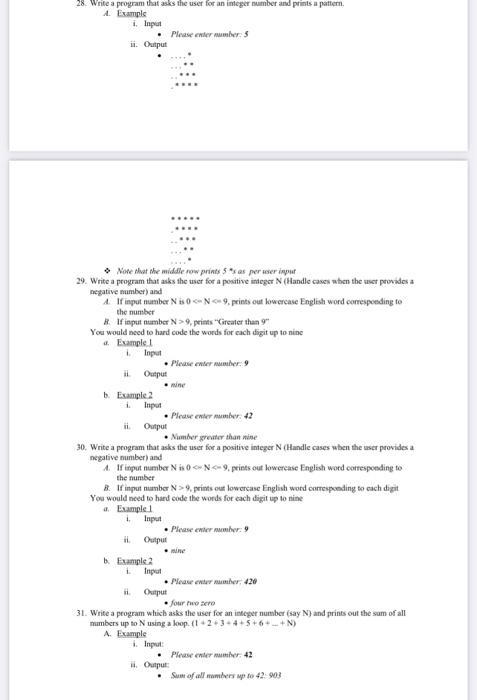 c++ 28. Write a program that asks the user for an integer