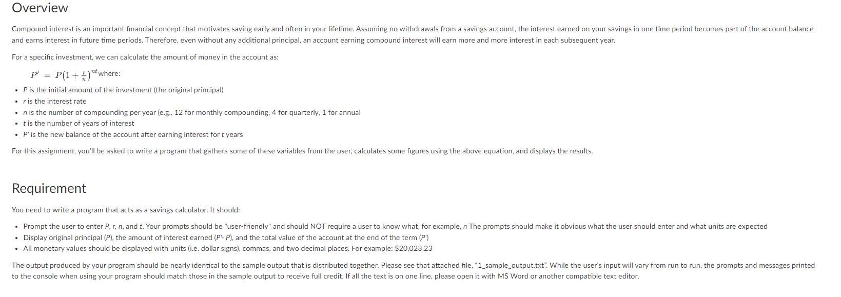  Python! need to write a program that acts as a savings