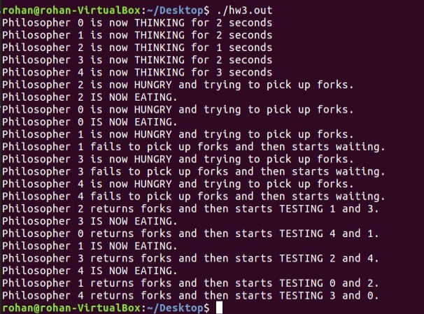 need help with my computer science assignment The Dining Philosophers Problem The