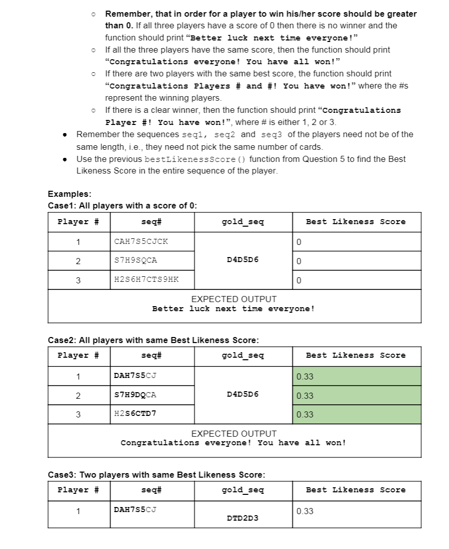 Value: The Likeness Score - likeness_score (double) The parameters seqi and seq2