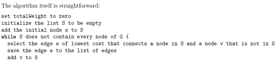 code is given to implement the Kruskal function (change the two prim's