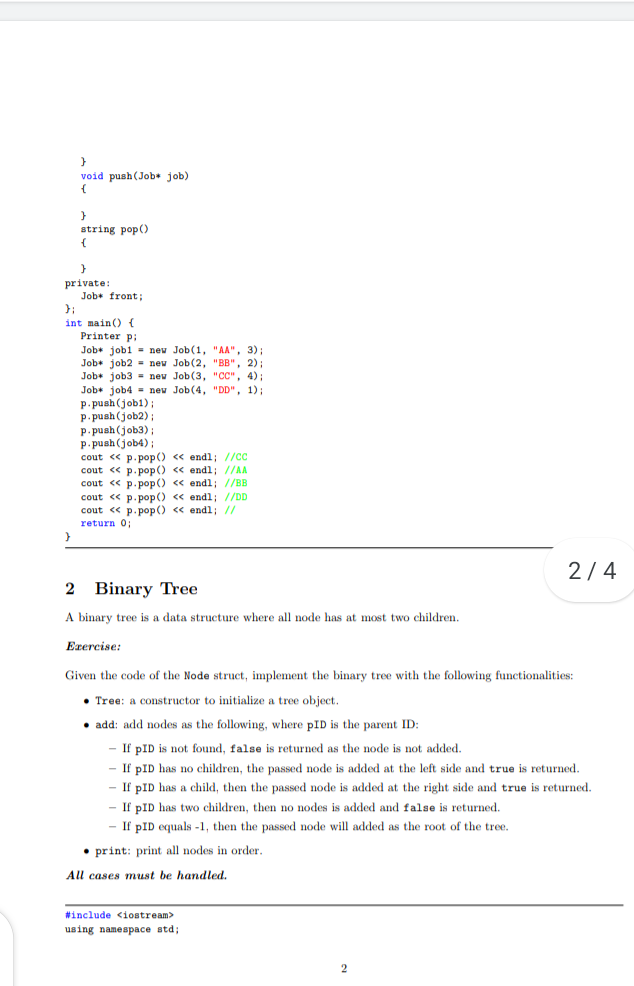 and tasks are handled. The jobs are received from all connected devices