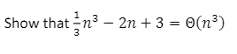 Show that {n 2n + 3 = 0(13)