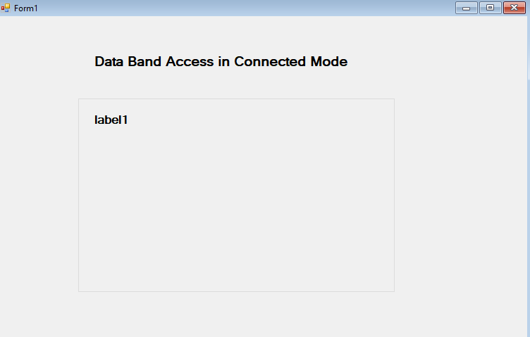 Using Visual Studio Windows Form App (.Net Framework) with C# . I