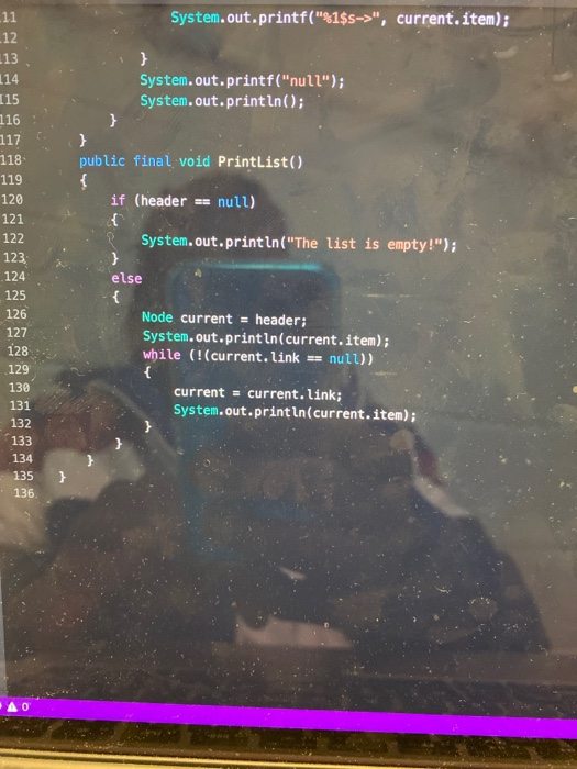 current.link; return current; public final void Append(int newItem) Node newNode = new