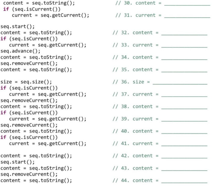 If the sequence is * empty, the method should return . If